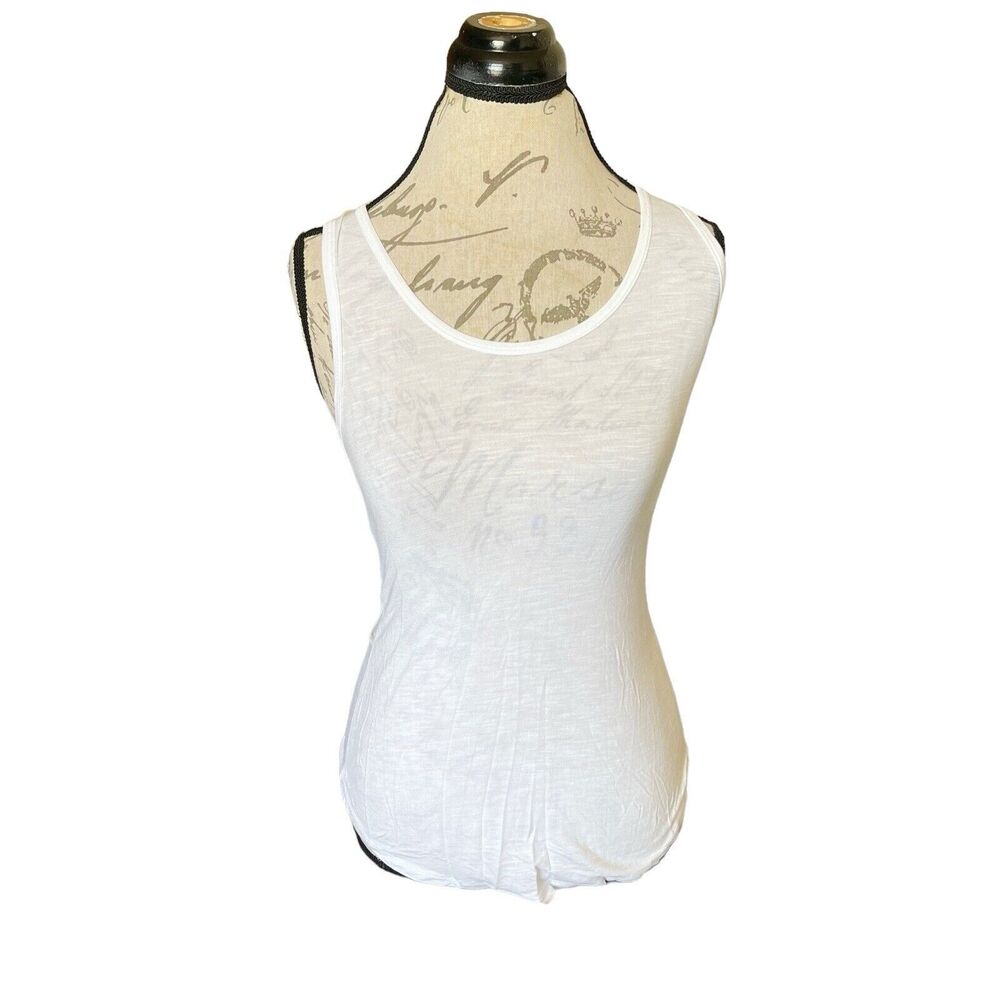 Lularoe Womens Blouse Top Tank Sz XXS White Sleeveless Casual Classic Minimalist